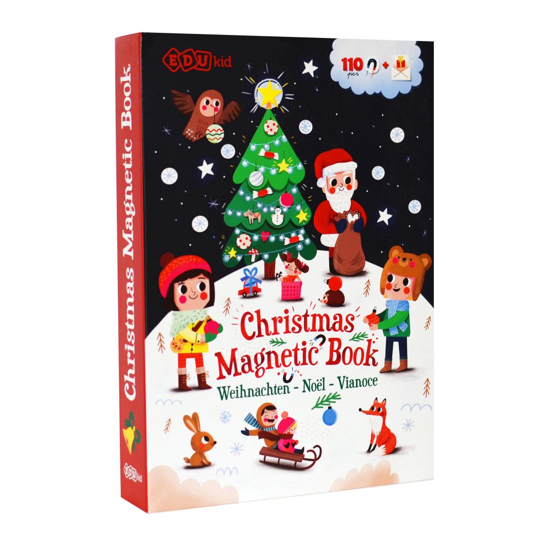 Magnetická kniha Vánoce - Christmas Magnetic Book