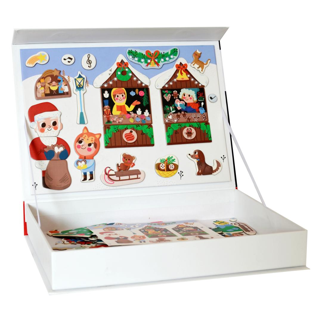 Magnetická kniha Vánoce - Christmas Magnetic Book