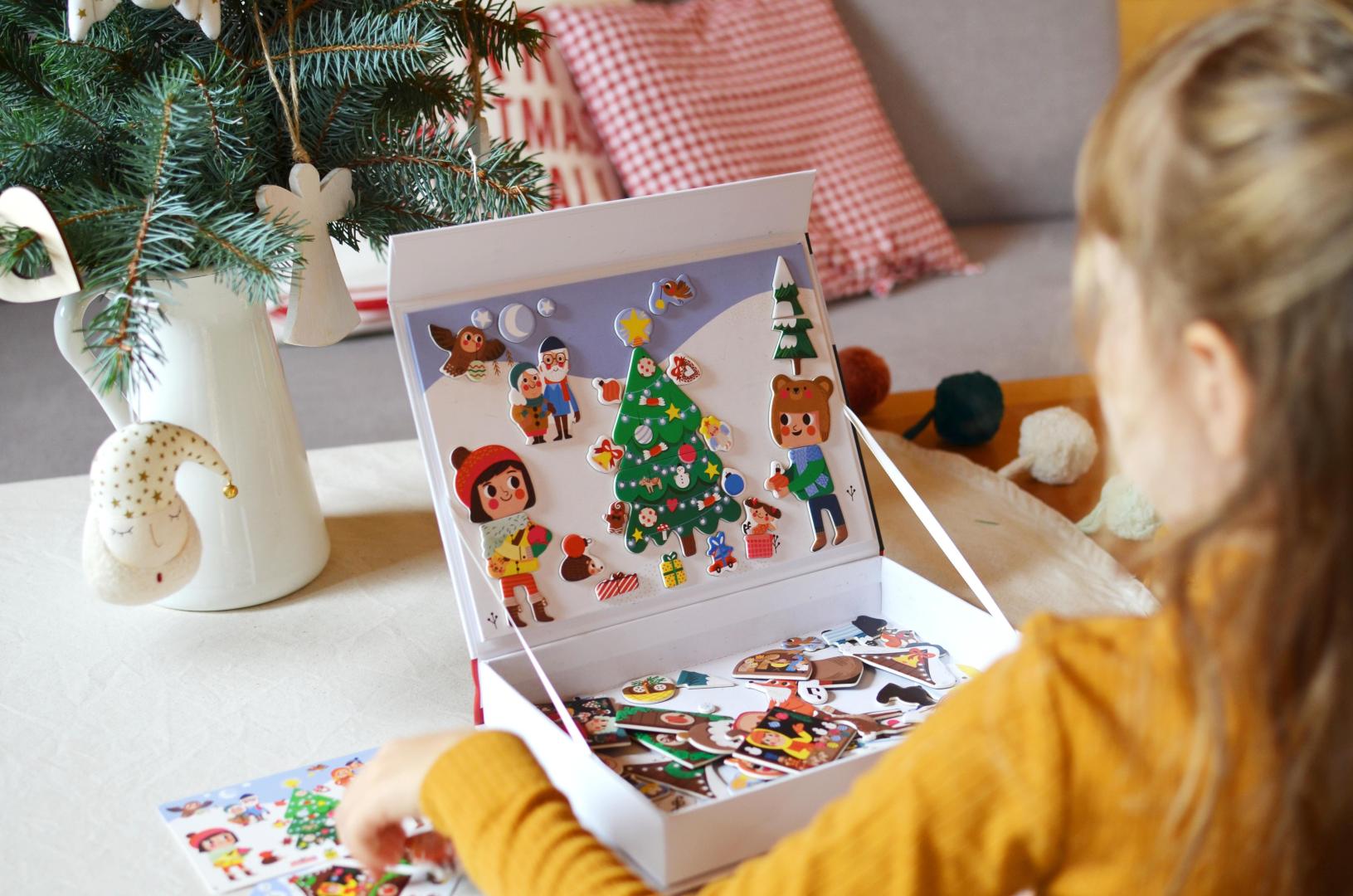 Magnetická kniha Vánoce - Christmas Magnetic Book