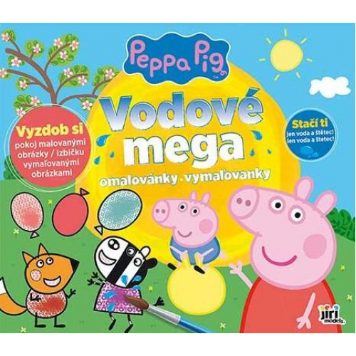 VODOVÉ MEGA OMALOVÁNKY - PEPPA PIG