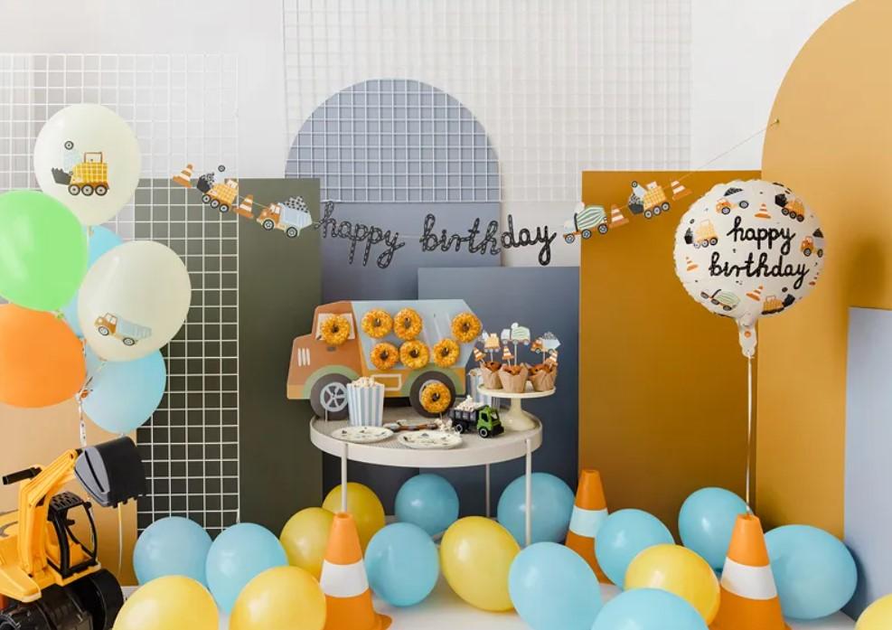 HAPPY BIRTHDAY girlanda vozidlá