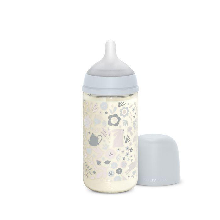 SUAVINEX | Fľaša sklo WONDERLAND 240 ml fyziologická SX PRO +3 MF