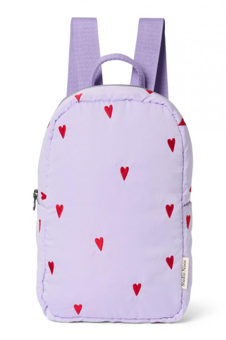 Puffy Mini BACKPACK - batôžtek | Purple Hearts