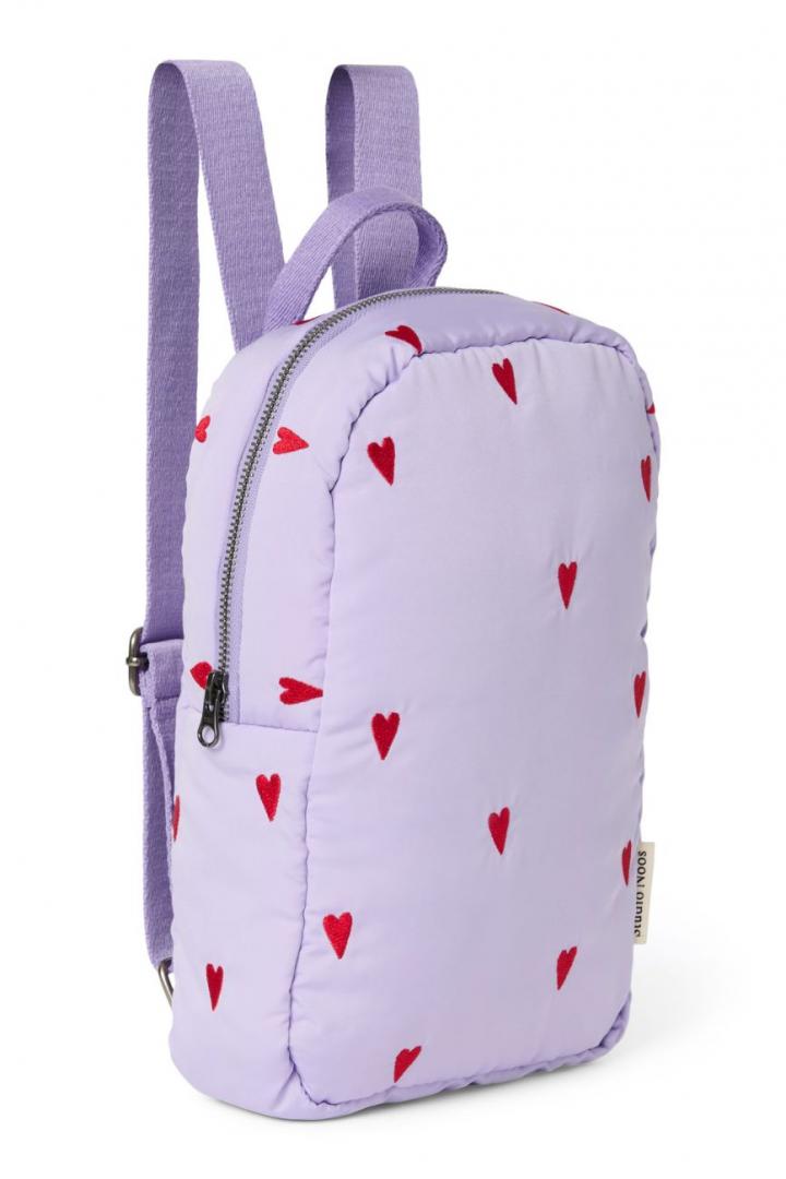 Puffy Mini BACKPACK - batôžtek | Purple Hearts