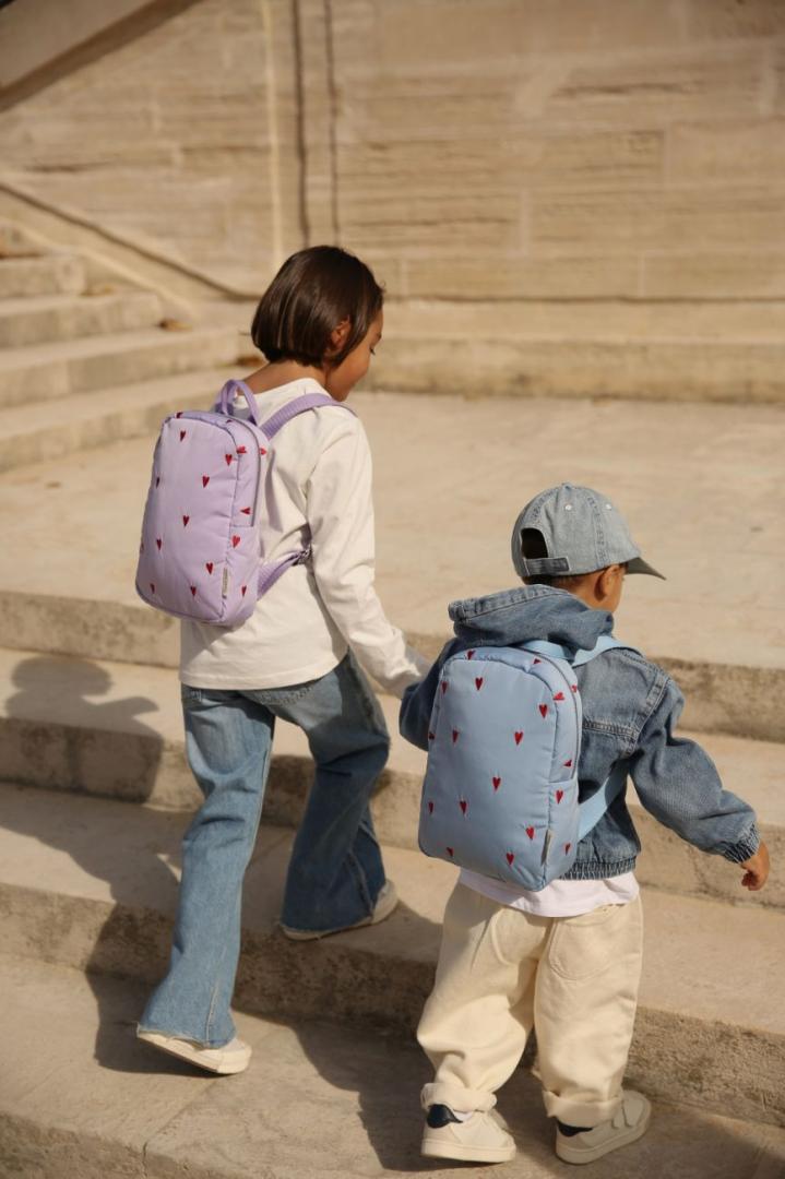 Puffy Mini BACKPACK - batôžtek | Purple Hearts