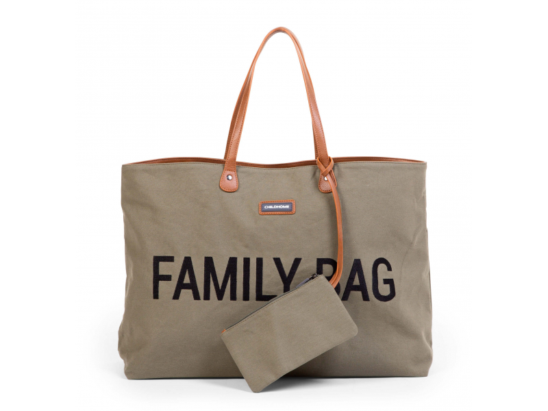 CHILDHOME CESTOVNÍ TAŠKA FAMILY BAG CANVAS KHAKI