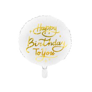 Fóliový balón Happy Birthday 