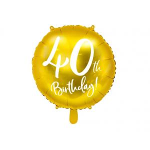 Balón 40. narodeniny