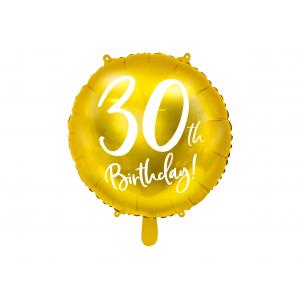 Fóliový balón 30th Birthday 