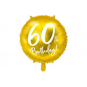 Fóliový balón 60th Birthday