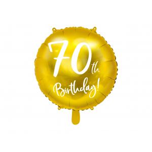 Fóliový balón 70th Birthday