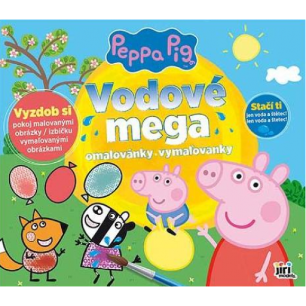 VODOVÉ MEGA OMALOVÁNKY - PEPPA PIG