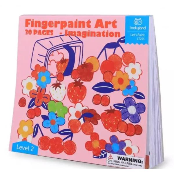 Maľovanie prstovými farbami Level 2 Umelec 30 listov