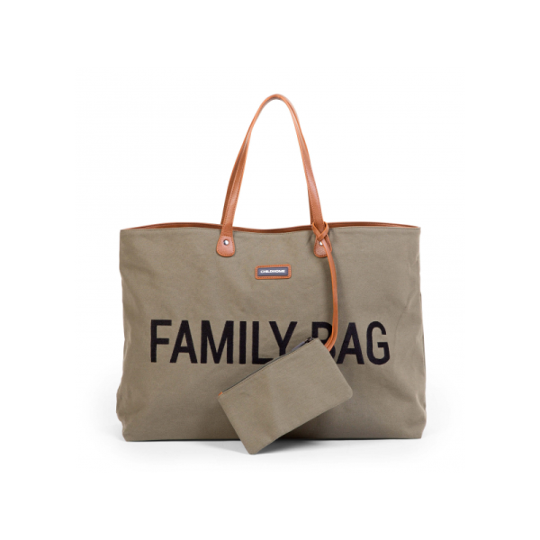CHILDHOME CESTOVNÍ TAŠKA FAMILY BAG CANVAS KHAKI