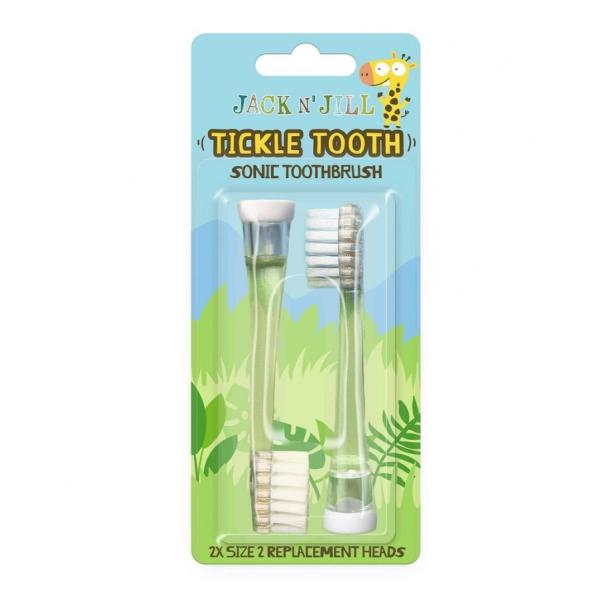 Náhradné hlavice na sonickú zubnú kefku Tickle Tooth
