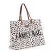 CHILDHOME CESTOVNÁ TAŠKA FAMILY BAG CANVAS LEOPARD
