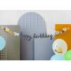 HAPPY BIRTHDAY girlanda vozidlá